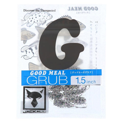 JACKALL Good Meal Aji Soft Plasic 1.5" Grub - Crystal Tackle Online Australia
