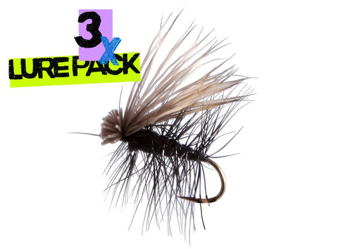 VANFOOK Elk Hair Caddis EC-1804 Black Drift Dry Fly Lure Tackle Online Australia
