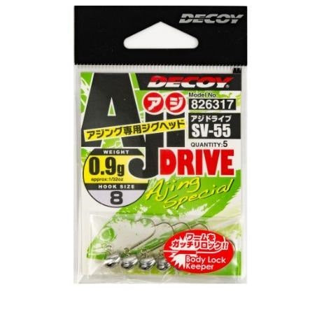 DECOY Aji Drive Jig Heads, [fishing tackle], [fishing lures] - Tackle Online Australia 