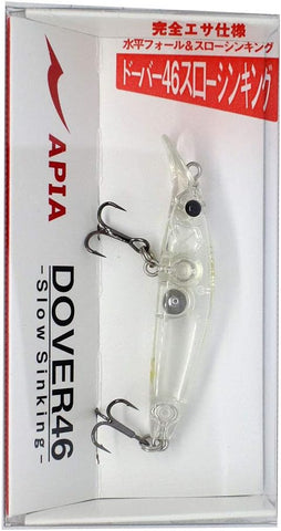 APIA Dover46 - Slow Sinking Minnow Lure clear Tackle Online Australia