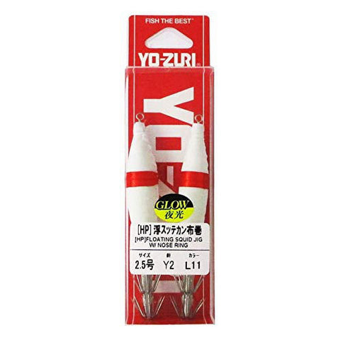 YO-ZURI HP Float SUTTEKAN Squid Jigs 2.5 L -  Red Stripes Y2 Tackle Online Australia