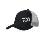 DAIWA 3D Logo Half Mesh Cap Hat (Black)