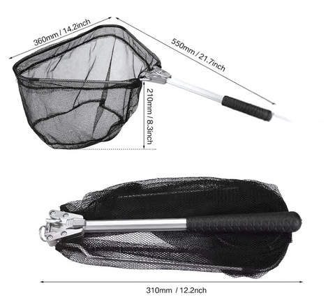 Foldable Alloy Fishing / Live Bait Net - 55cm Tackle Online Australia
