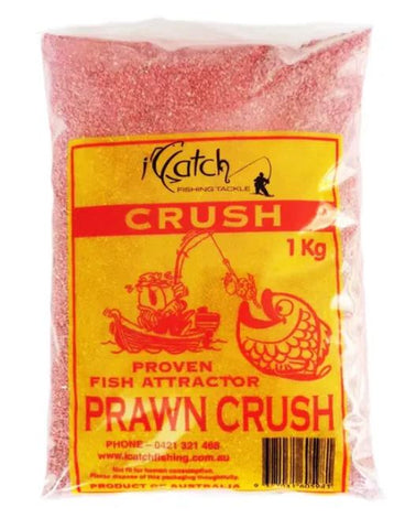 ICATCH Burley Red Prawn Crush 1kg Bag tackle online australia