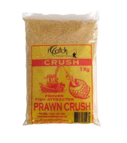 ICATCH Burley Yellow Prawn Crush 1kg Bag tackle online australia