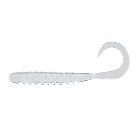 JACKALL Tide Curly Light Game Aji Lures 2" - Clear Glow Crush