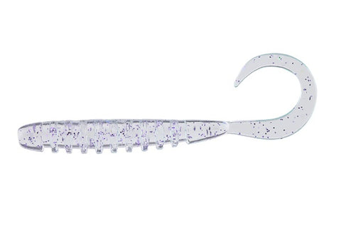 JACKALL Tide Curly Light Game Aji Lures 2" - Clear Prism Neon