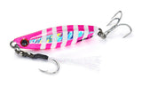 JACKSON Metal Effect Long Cast Metal Jig 16g pink