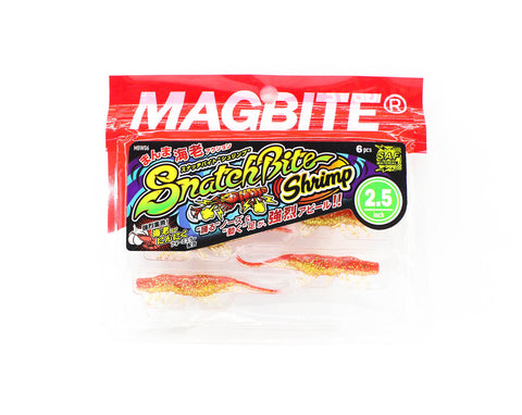 MAGBITE Snatchbite Shrimp 2.5" - 01 RED/GOLD SHRIMP Tackle Online Australia