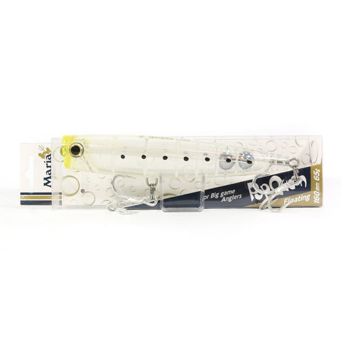 MARIA Pop Queen 160 Topwater Popper - B04C Raw Shirasu