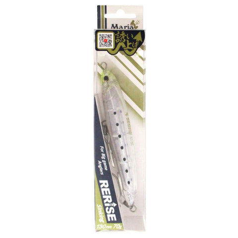 MARIA Rerise S130 Sinking Stickbait Pencil Lure - Clear, [fishing tackle], [fishing lures] - Tackle Online Australia 