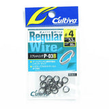 Tackle Online Australia OWNER Cultiva Regular Wire Split Rings - Black #4