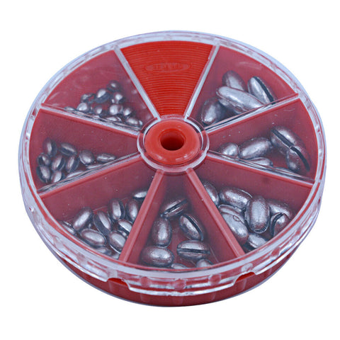 DAIICHISEIKO Oval Split Shot Sinker Set - Oval