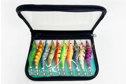 TOA Squid Jig Set ( 10 ) Inc Case 2.5 Fishing Tackle Online Australia