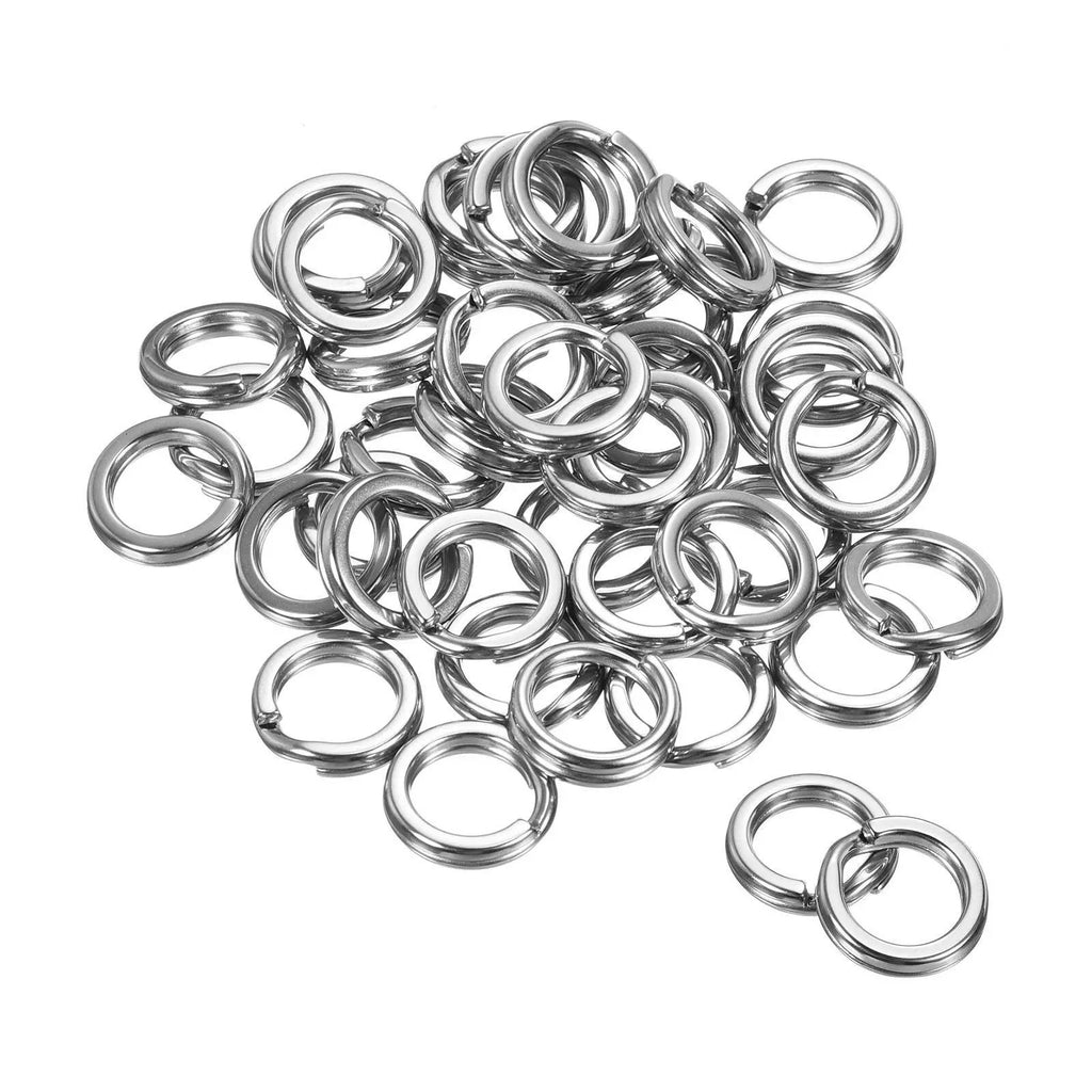 TOA Fishing split rings Bulk 100 pcs Marine Grade Stainless Steel