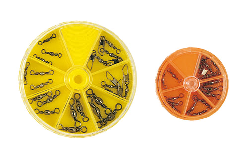 DAIICHISEIKO Fishing Swivel Set inc Tackle Box