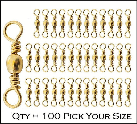 TOA Bulk Fishing Swivels - 100 Bulk Pack