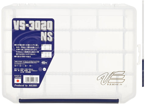 MEIHO Versus Compartment Fishing Tackle Box Case Versus VS-3020NS #Clear Tackle Online Australia top view
