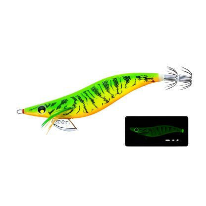 YO-ZURI Egi Aurie Q Slow Neon flash Squid Jigs 3.5 - HS Hot Shrimp Tackle Online Australia