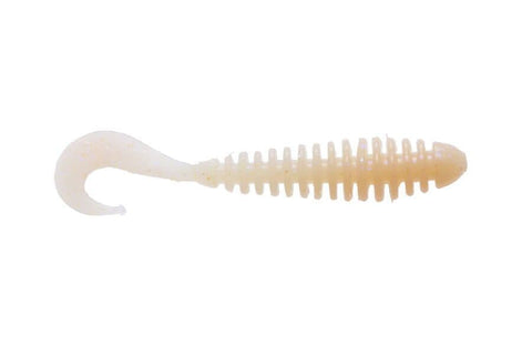 Berkley Gulp Powerbait 3.2" Pulse Worm -  White Glow ($1 CLEARANCE SALE)
