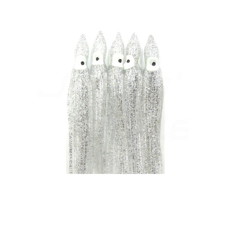 Tackle Online Australia TOA Plastic Octopus Skirts - Silver