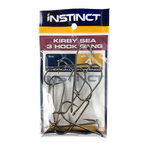 INSTINCT Kirby Gang Hooks - 5/0 ( CLEARANCE SALE ), [fishing tackle], [fishing lures] - Tackle Online Australia 