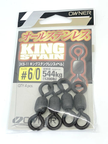 Owner KING STAIN Swivels #6/0 - Tackle Online Australia